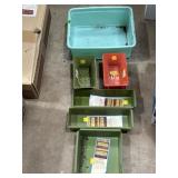 Drawer organizers & Hydro wicks in small plastic