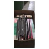 Large set of 3 sided saw files , brands Nichols