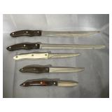 mix of Cutco table/steak knives