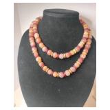Beaded /wooded strand necklace