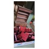 Wooden doll house furniture