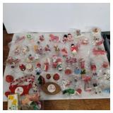 Wood ornaments vintage Christmas