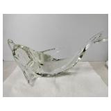 Art glass dolphin 12 in Long