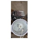 Crock pot , cooking pot , skillet and cheese