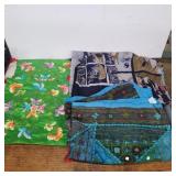 Embroidery pillowcase, runner and wall hanging