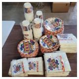 Superbowl 31 party supplies plates, napkins, cups