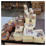 Large amount of superbowl 31 paper party supplies