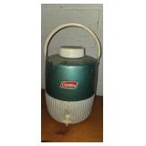 Coleman metal top water cooler 1975