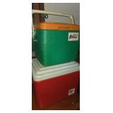 Lil Oscar cooler by Coleman,  and the tough one