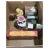 Avon Christmas-themed decorative items