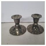 Godinger silverplate candle holder
