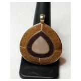 Monet gold tone pendant