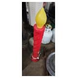 Lighted candle 32in blow mold