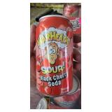 Case of 12 warheads sour black cherry soda