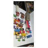 Tonka trucks , tootsie toys cars , and other toy