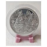Silver 1999 Christmas tree .999 fine silver 1oz