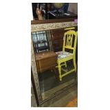 Framed ornate mirror 30x42in