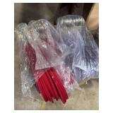 New felt wrapped hangers