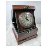 Wooden box clock