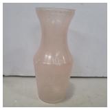 Hand painted and signed pink vase signed G.sigo