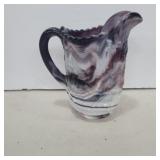 Purple slag glass imperial pitcher 6in