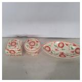 Trinket boxes amd dish set made in Vietnam