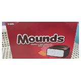 Box of 24 full size mounds candybars