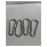 4-5 in carabiner spring loaded latch hooks