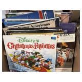 Various vinyl records, Disney, popular musicals,