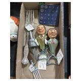 novelty barware & carved bar tools,serving fork