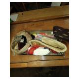 Lot of assorted sewing items including ribbons,