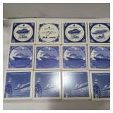 3 sets of 4 Holland America line cermanic