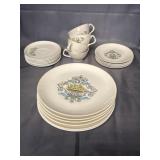 Canonsburg Pottery Stanhome Dinnerware in the
