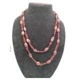 Tribal Ethnic Natural brown Bead necklace