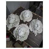 4 Seasons 3 Dimensional  Wall Art Sculptures by