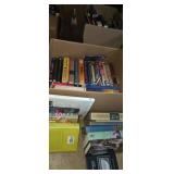 Hard back and paper back novels and books,