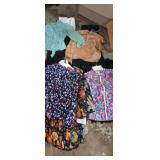 Ladys small-med shirts, skirts, and pants large