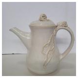 Nan Kirsten hand made pottery teapot 8.5in tall