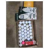 Golf ball Assortment with assorted gloves