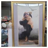 Framed picture la nuit decorative 38in x 26.5in