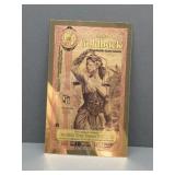 1/4 Idaho Goldback1/4000Th Troy Ounce 24K Gold