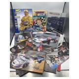 Autographed NASCAR memorabilia, action photos,