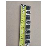 Taxco Sterling and Onyx Bracelet 7 1/2"