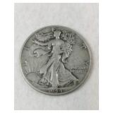 1944 walking liberty half dollar