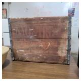 Montreal beverage wooden crate 12in tall 16 5in