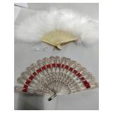 Feather folding fan metal folding fan