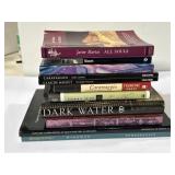 Literature art books, Caravaggio, Monet, and