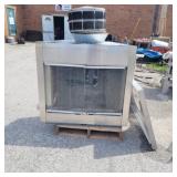 Outdoor natural gsd fireplace