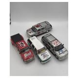 Autographed 1:24 diecast NASCAR trucks