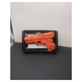 Brand New In Box Pistol KnifeCamo Orange